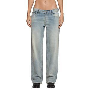 Eb Denim Womens  Low Rise Baggy Jean
